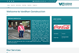 vardhanconstruction.com | CGtech It services